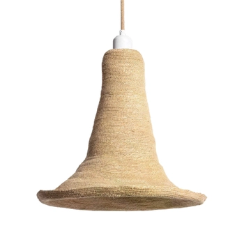 Wisząca lampa Boho ABR-LW2-BH-E27 Abruzzo włókno naturalne brązowa