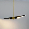 Lampa wisząca APOLLO MD21419-2M.BLACK.GD czarna złota