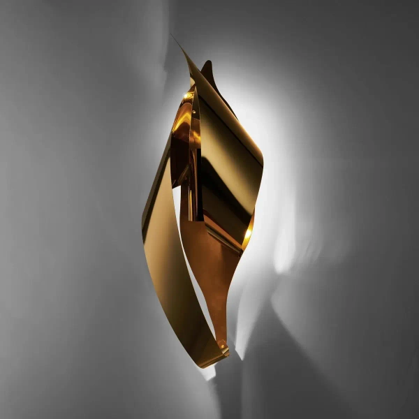 Dekoracyjny kinkiet ścienny Axel ST-0813MAR Step LED 20W złoty