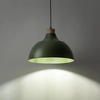 Lampa wisząca skandynawska kopułowa Cap 5665 TK Lighting drewniana zielona