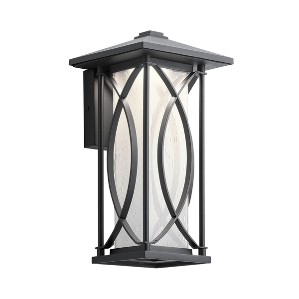 Lampa elewacyjna QN-ASHBERN-S klasyczna ogrodowa czarna