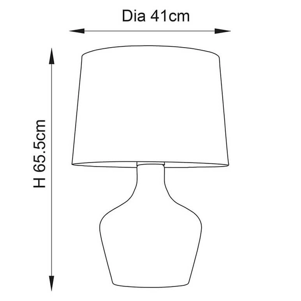 Abażurowa lampka stołowa Meteora 90589 lniany klosz beżowa złota