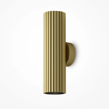 Industrialny kinkiet sufitowy Calipso C106WL-02-GU10-BS mosiądz