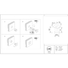 Lampa wpustowa schodowa Via Urbana O022-L3W LED 3W podtynkowa IP54 biała