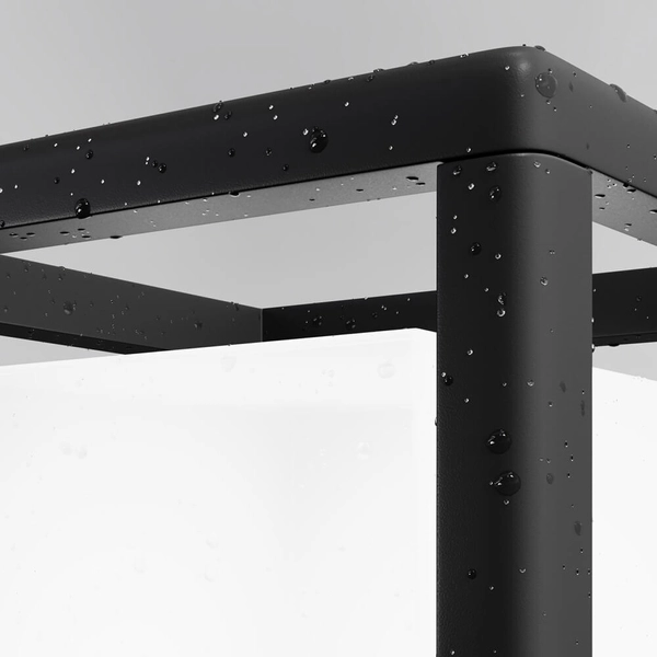 Ogrodowa lampa stojąca Trim O455FL-01GF1 Maytoni IP65 loftowa grafitowa