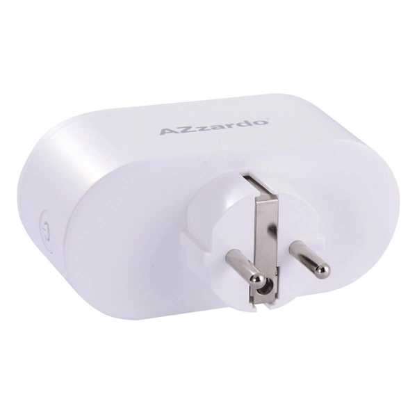 Podwójna wtyczka sterowana aplikacją DOUBLE AZ3476 Azzardo biały