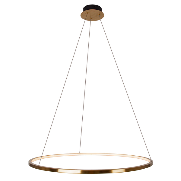 Okrągła lampa wisząca Queen pierścień nad stół LED 19W 3000K złoty