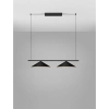 Wisząca lampa stożek ZOLBINO LE45423 LED 24W 3000K czarny