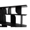 Regał NIVO MM001501100403 czarny drewniany do salonu 170cm