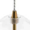 Kula lampa wisząca GLOBO GLOBO-HD80307-G4 szklana złota