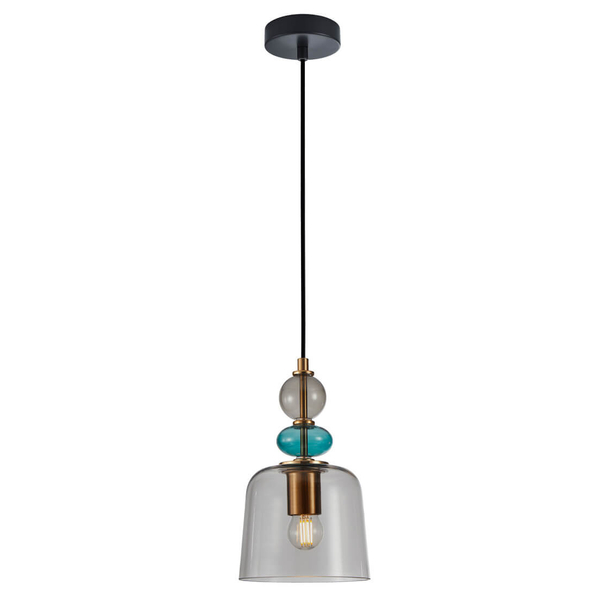 Przydymiona lampa wisząca Namos PND-27092B-MC-BRO do kuchni multikolor
