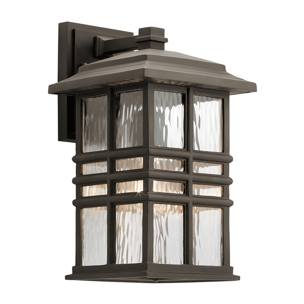 Lampa elewacyjna KL-BEACON-SQUARE-M-OZ Kichler latarnia brązowa