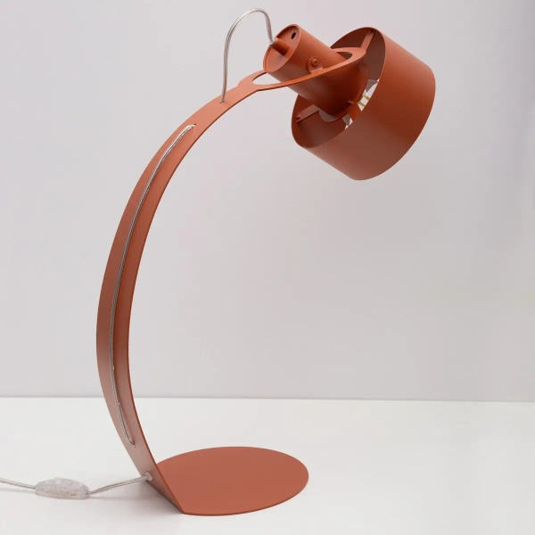 Gabinetowa lampa z regulacją Rif 41443 metalowa ceglana