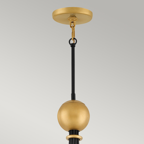 Wisząca lampa wielopunktowa QN-NULA-15P Quintiesse klosze kopuły biała złota