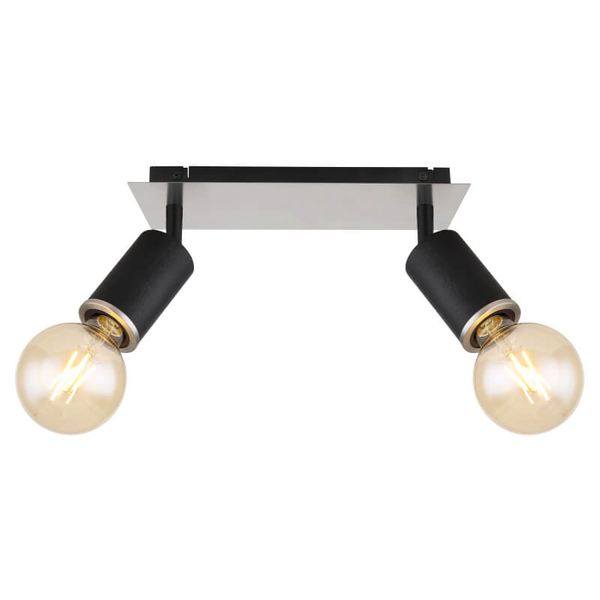 Spot lampa sufitowa Joseba 54032-2B 2-punktowa czarna