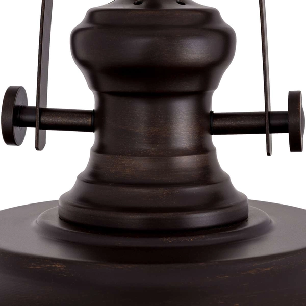 LAMPA wisząca ROSALIA MDM-2646/1 BR+GD Italux metalowa OPRAWA industrialna ZWIS brąz przecierany