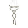 Lampa wisząca SPARK przezroczysta złota AZ6898 2xLED 3000-4000K