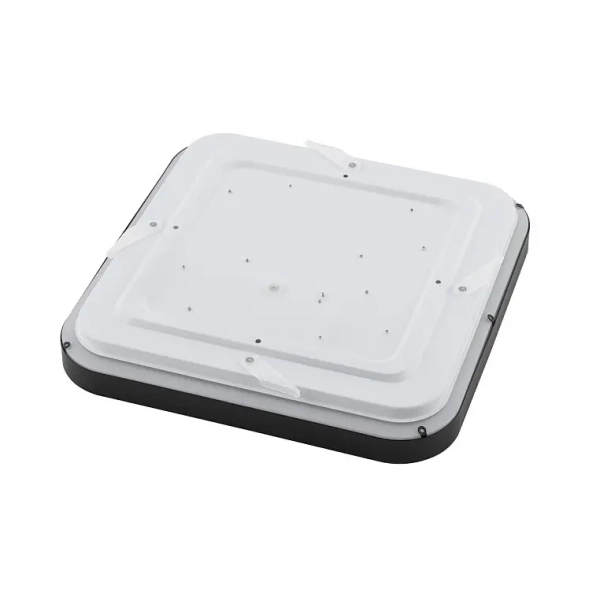 Kwadratowy plafon do kuchni AGNES SQUARE 10983 LED 16W 3000K IP44 czarny