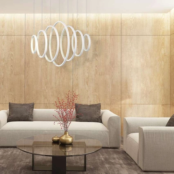 LAMPA wisząca VERTIGO ML335 Milagro dekoracyjna OPRAWA zwis LED 86W 4000K LISTWA sufitowa biała