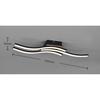Lampa sufitowa NORVE DL135-62473 LED 5W 3000K drewniany czarny