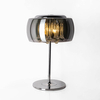 Stołowa lampa szklana Crystal T0076-03E-F4FZ do sypialni chrom