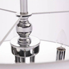 Klasyczna LAMPA wisząca ABU DHABI P05406CH-WH Cosmolight abażurowy zwis do jadalni hampton biały