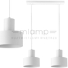 LAMPA wisząca RIF 30904 Sigma metalowa OPRAWA zwis industrialny na listwie biały