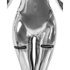 Stojąca lampa do salonu CYBER WOMAN MSE1501100513 LED 4W srebrna