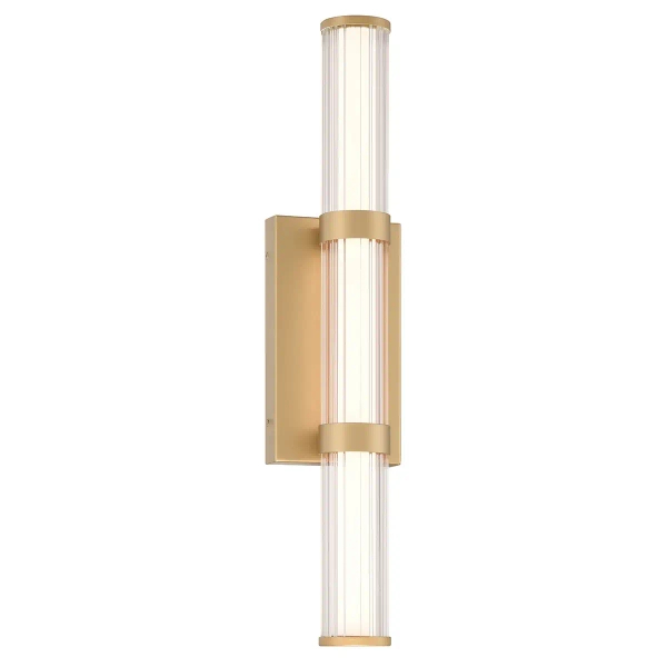 Przyścienna lampa tuba Fayton QN-FAYTON-M-BG LED 21,6W 3000K IP44 złoty