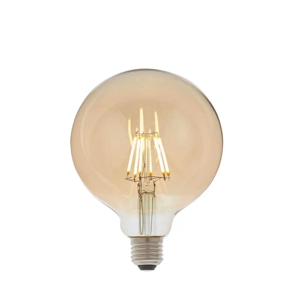 Kulista żarówka Globe filament E27 93031 LED 6W 2500K bursztynowa
