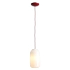 Wisząca lampa burgundowa FLASK podłużna 1xE27 nad stół 8500G15_M
