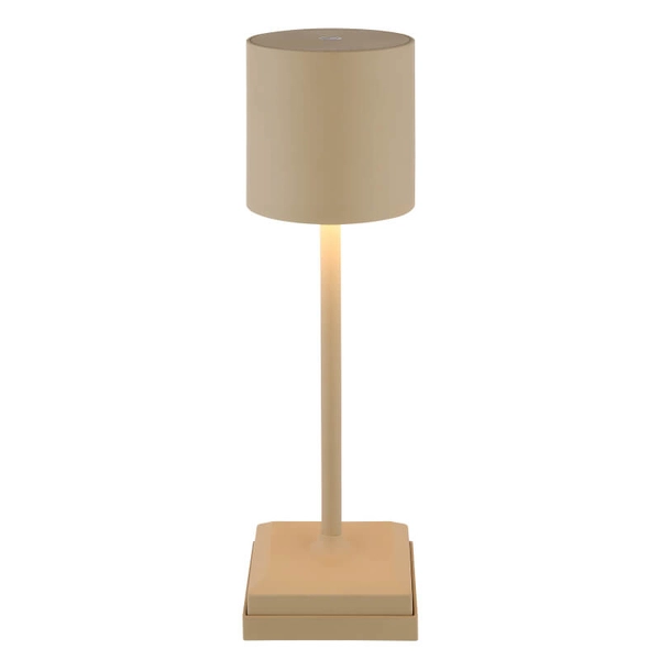 Abażurowa stojąca lampa Dixon 58487S LED 1,5W 2900K dotykowa beżowa