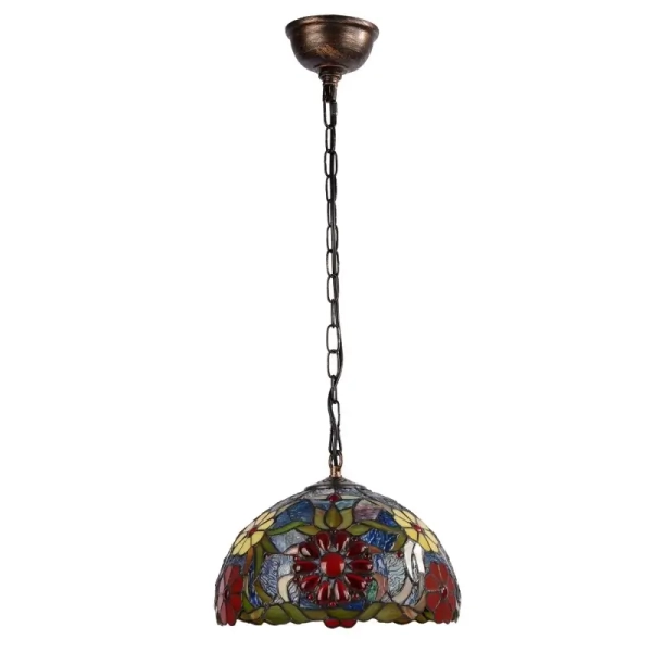 Lampa wisząca szklana Capolavoro ABR-LW-CAPO1 witrażowa kolorowa