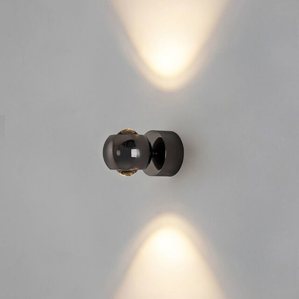 Regulowana lampa ścienna Eos MSE1501100309 Moosee ściemnialna LED 3000K 8W czarny