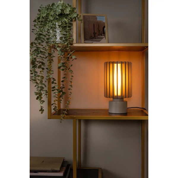 Nowoczesna lampa na stół Lambres 45510/01/41 do salonu beżowa