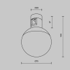 Szynowa lampa magnetyczna TR149-1-5W2.7K-BS-DE LED 5W 2700K mosiądz