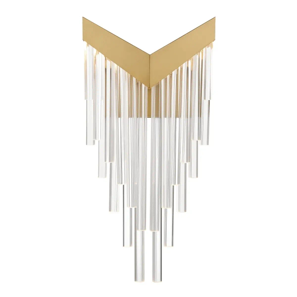 Ścienna lampa glamour Vivien QN-VIVIEN-1W-BG LED 12W 3000K złota