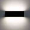 Tarasowy ścienny kinkiet Azzura ABR-LZKO-10W-4000K LED 10W 4000K IP54 czarny