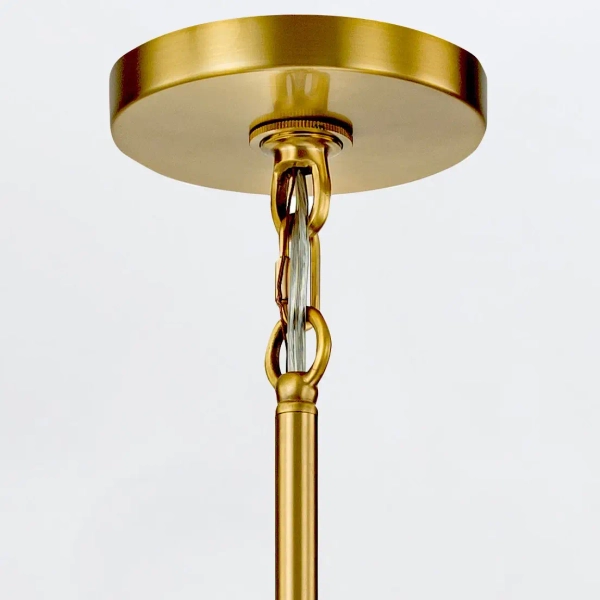 Wisząca lampa do salonu Marvele MARVELE6-AB-OPAL tubki mosiądz