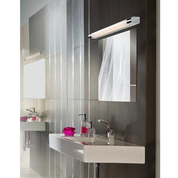 Sufitowa lampa Margot AZ1305 IP44 do łazienki metalowa srebrna biała