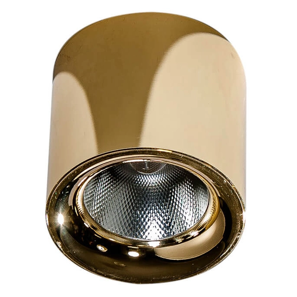Natynkowa lampa sufitowa Mane AZ4154 LED 20W okrągła do jadalni złota