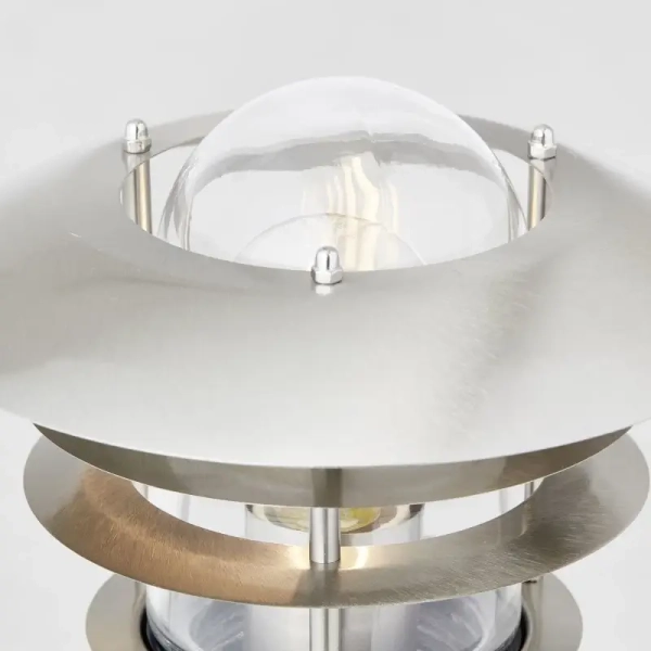 Metalowy słupek do ogrodu Terrence 45784/82 IP44 srebrny