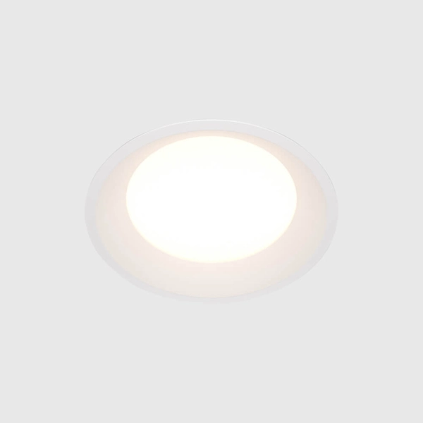 Podtynkowa lampa łazienkowa LED 18W 3000K IP44 biała OUTLET