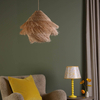 Drewniana lampa wisząca boho Preveli PRE0129 rattan drewniany
