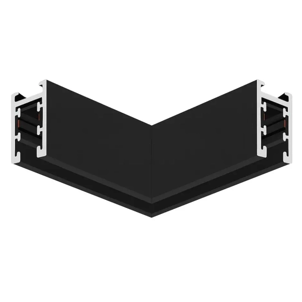 Natynkowy narożnik typu L do szynoprzewodów Magnetic Track ML2165 czarny