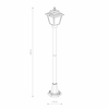 Lampa stojąca ogrodowa Ana 10501 Nowodvorski IP44 metalowa czarna