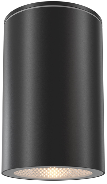 Lampa sufitowa zewnętrzna Roll O307CL-01B okrągła czarna