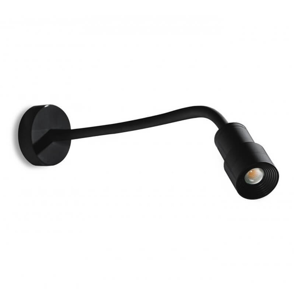 Elastyczna lampa ścienna Lumi Flex AZ4561 LED 5W 30000K do czytania czarna