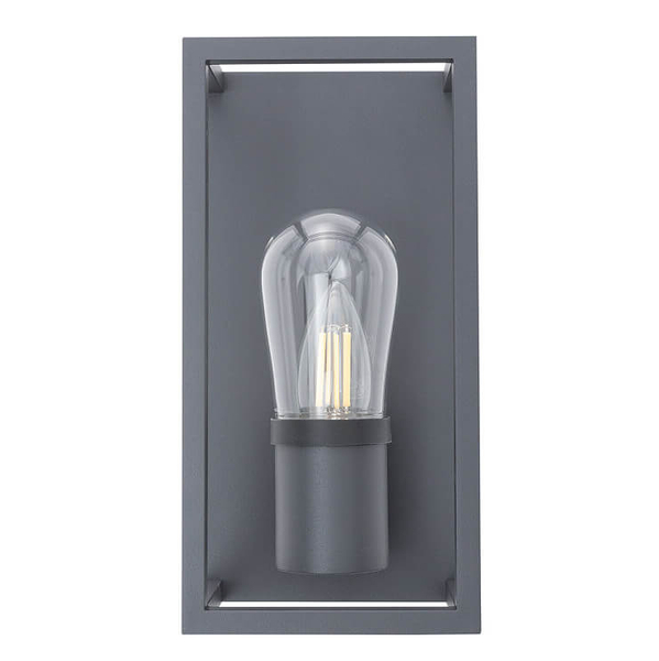 Kinkiet ogrodowy Margot 10504 IP54 prostokątny metalowy grafitowy