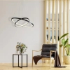 Salonowa lampa wisząca LEA 329172 LED 40W 4000K ringi czarne